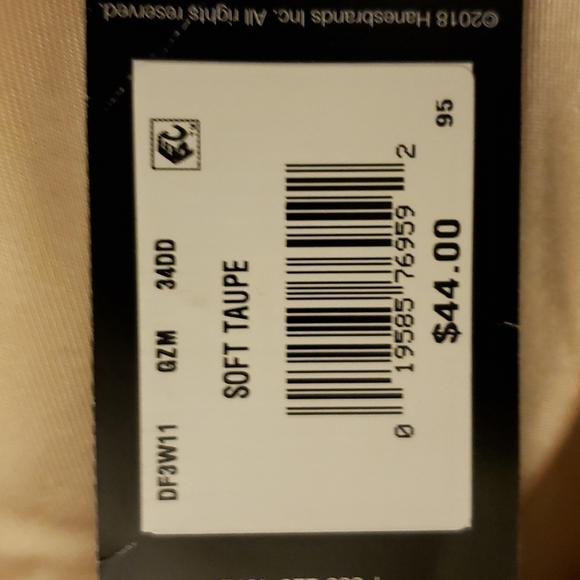 Bali One Smooth U® Smoothing & Concealing Full Coverage Bra Soft Taupe SZ 34DD - Picture 5 of 6